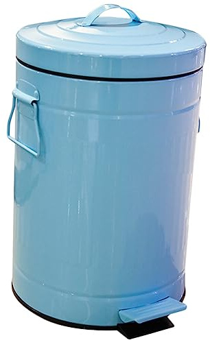Yardwe Cubo de Basura Pedal y Tapa de Cocina Accesorio Hogar para Baño o Sala de Estar Material de Duradero