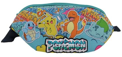CYPBRANDS Unisex Kinder Cyp Brands-Pokémon Bauchtasche-Urban Colors Umhängetaschen, bunt