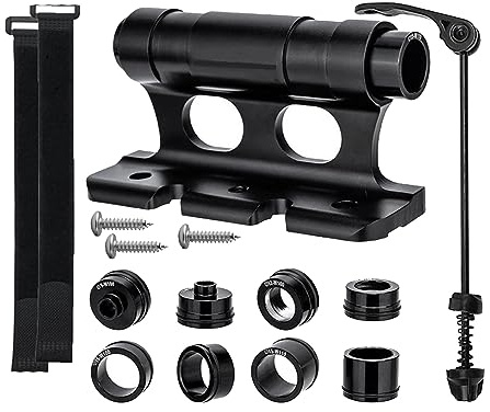 Pojedehy Bicycle Rack Road Bike Carrier Front Fork Quick Release Fixed Clip Parking Rack Bracket Easy Install