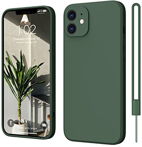 ElestBela iPhone 11 Hülle Silikon, Ultra Dünn Slim mit Microfiber, Kratzfeste Rundumschutz Case Schutzhülle für iPhone 11 6.1'' Grün