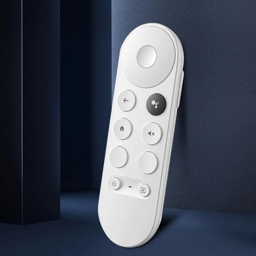 Shinekoo Kit de remplacement de télécommande vocale de rechange compatible avec Google Chromecast 4K Neige Smart TV Streaming Stick Télécommande G9N9N