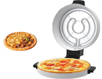 Kindevieft Pizza Oven, 1800W Electric Pizza Oven Indoor Portable 12 Inch Pizza Oven Countertop Pizza Maker Steak Machine Toaster