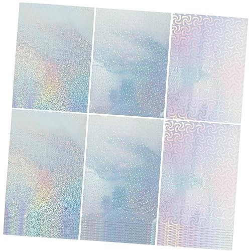 DIYEAH 30stücke Glitzerpapier Bedruckbar Zum Selbermachen Für Fotopapier Und Aufkleberpapier Mit Holografischem Für Verschiedene Projekte