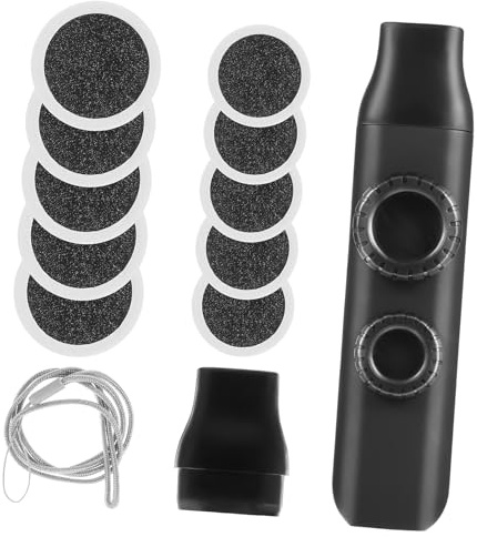 ERINGOGO Kazoo Musikinstrument Mit Doppel-design Inklusive Ersatzmembranen Und Lanyard Tragbare Begleitung Für Partys Und Anfänger Einfach Zu Spielen Transportieren