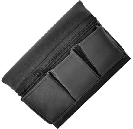 HAPINARY Car Window Armrest Storage Box Auto Armrest Pad Pockets Multi-function Leather Organizer