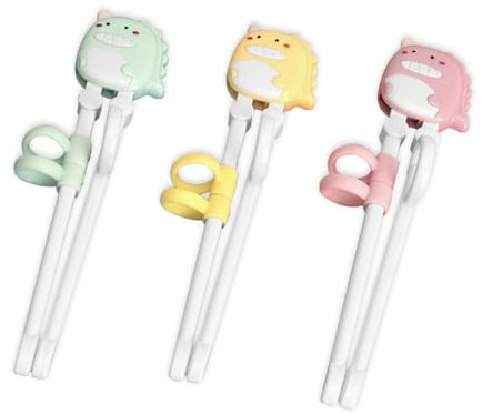 3 Paia Bacchette Da Allenamento, Bacchette Cinesi Bacchette Per Principianti Per Bacchette Per Animali Bacchette Ausiliarie Bacchette Sushi, Facile Da Tenere e Riutilizzabile