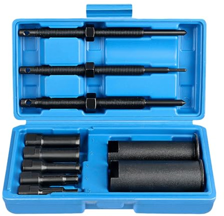 Set completo di 12 estrattori per cuscinetti interni, adatto per ruote di moto e generatori con dimensioni da 9 a 23 mm