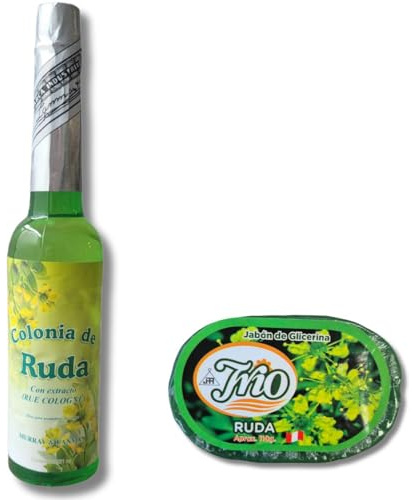 Agua de Ruda Murray & Lanman 221 ml + Jabón Esotérico de Glicerina con Extracto de Ruda 95 g | Limpieza Energética y Protección Espiritual