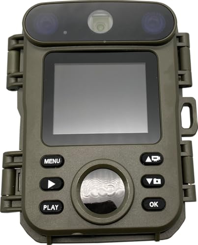 Berger & Schröter | 20MP Mini Wildkamera, Full HD Wildtierkamera mit Bewegungsmelder, 0,2s Trigger Auslösezeit, 940nm Nachtsicht Jagdkamera, IP66 Wasserdicht, 512GB