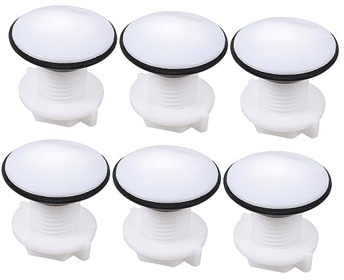 Vaguelly Bouchons D'évier En Acier Inoxydable 6pcs Pour Drains Cuisine Adaptés à Les Éviers Bouchons De Vidange Faciles à Installer Accessoires Pour Salle De Bain Cuisine