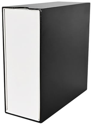 Lawnoval Boîte de rangement en alliage d'aluminium avec couvercle pour filtre à café et filtre à moka - Noir