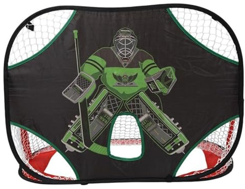 Innovatives Eishockey-Torwart-Übungsnetz für Indoor- und Outdoor-Übungen mit starkem Aufbau hoher Beobachtbarkeit Hockey-Tornetz