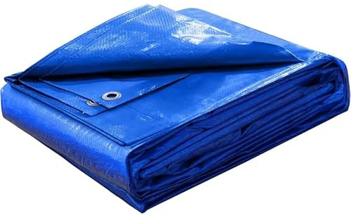 MORE FREE - Lona Impermeable Azul 70g/m² – Polipropileno y Polietileno, Resistente al Moho, con Ojales de Aluminio, Ideal para jardín, Coche y Muebles (2X3M)