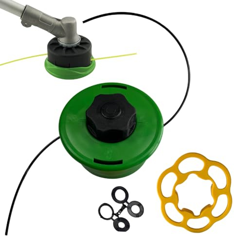 Testina Filo batti e vai Universale per Decespugliatore Ø3 mm con Magic Key – Ricarica Rapida Senza Smontaggio Capacità 9 Metri Compatibile con macchine come Stihl Husqvarna Echo efco