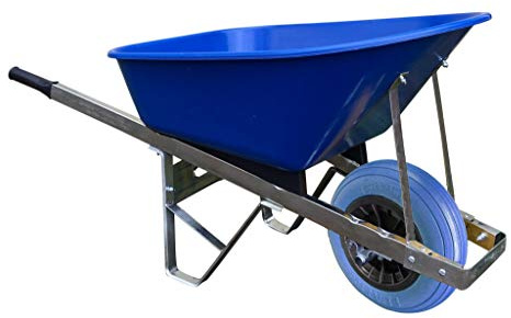 Ox 120L anti-crevaison Brouette, bleu, 10