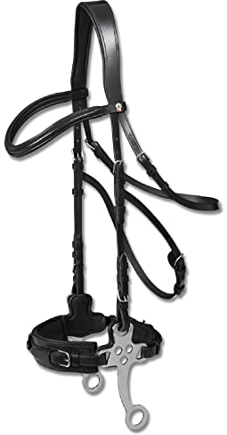 WALDHAUSEN Trensenzaum X-Line Hackamore, schwarz, VB