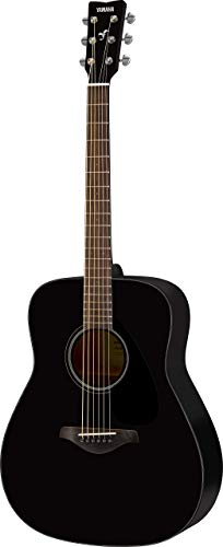 Yamaha FG800 Westerngitarre schwarz - Akustische Westerngitarre mit authentischem Klang - Anfängergitarre für Erwachsene & Jugendliche - 4/4 Gitarre aus Holz