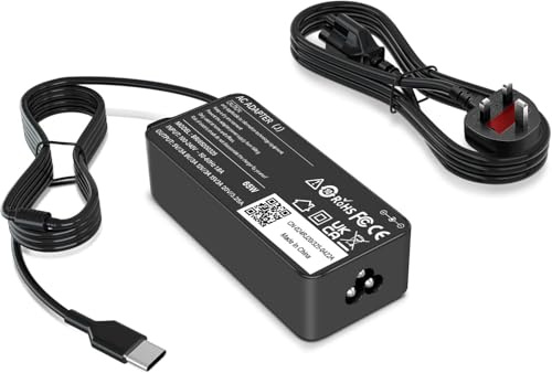 BIUBOTY 65W Charger USB C for Lenovo Laptop Thinkpad X1 Carbon Tablet Yoga | USBC Laptop Charger Compatible with Lenovo Thinkpad X1 Carbon Tablet Yoga Chromebook C330 C340 S330 S340 100e 300e 500e