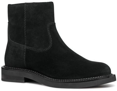 Geox Stivaletti da Donna D Serilda B, Nero, 38 EU