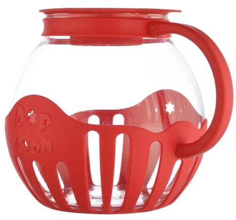 Palomitero Microondas, Máquina Multifuncional Hacer Palomitas De Maíz, Vidrio De Borosilicato Tazón Palomitas De Maíz Con Tapa, Tazón Para Palomitas De Maíz Para Microondas, Apto Para Lavavajillas