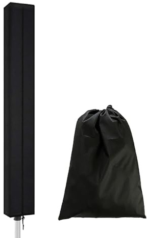 SchutzhüLle WäSchespinne, Abdeckung WäSchespinne für WäSchespinne WäSchespinne HüLle mit ReißVerschluss Winddicht Uv-BestäNdig ReißFest Professional SchutzhüLle für WäSchespinne(Noir,200*30*30cm)