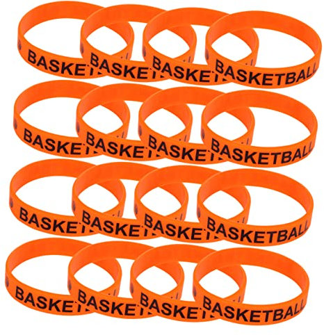 MUSISALY 20stücke Basketball Handgelenkarmbänder Mit Druck Kreative Partyaccessoires Für Kindergeburtstage Lebendige Farben Und Auffällige Designs Für Themenfeiern Und Sportevents
