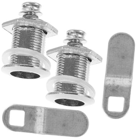 FONDOTIN 2sets Serrature per Bidoni della Spazzatura Serratura per Prevenire Furti e Vandalismo Sicurezza per Bidoni Esterni Resistente alla e Corrosione