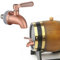 Jotekonoby Drink Dispenser Tap, 304 Stainless Steel Beverage Beer Tap, for Hot Cold Water Wine Juice Bucket(Brushed rose gold（16mm）)