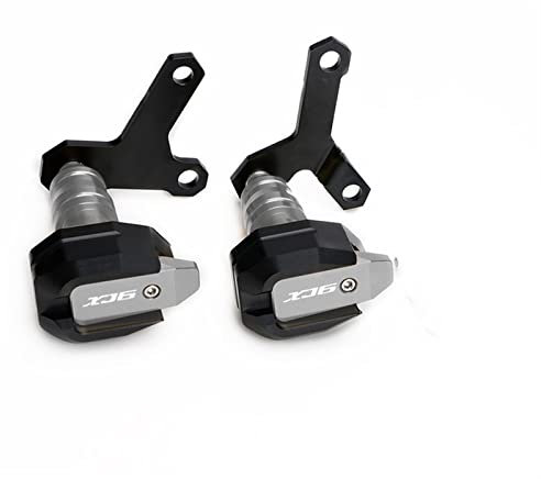 NMBZVE Gabel-Rahmen-Schieber Moto Parts Sturzpads Für Y&amaha XJ6 Diversion XJ6N Sturzpads, Motorradzubehör, Motorschutz(Titanium Color)