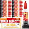 3g (24 Pack), Super Glue Gel, All Purpose, Fast Setting, No Run Formula with Anti Clog Cap, Ideal for Metal, Ceramics, Leather & More