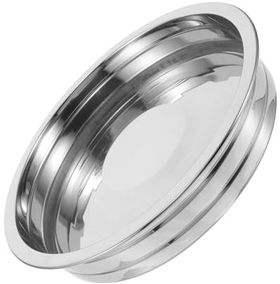 BESTOYARD Plato De Comunión Inoxidable Grande Para Panes De Santa Comunión Bandeja Religiosa Multifuncional Para Iglesias y
