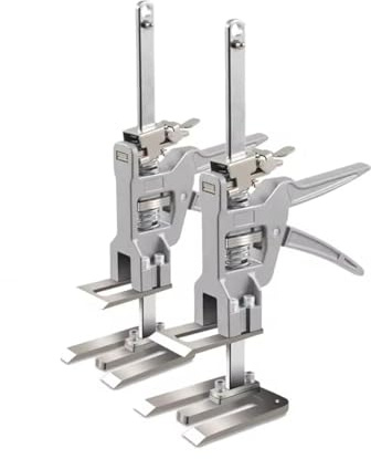 NEWFUN 2 Pièces Leve Plaque Placo, Réglable Deplace Meuble, Cric Manuel Meuble Panneau Porte Outils de Levage, les Fenêtres et les Armoires