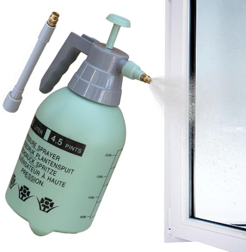 Spruzzatore per pompa di lavaggio auto - Ferera a spruzzo a pressione a mano 2L | Buzle ad acqua | Spruzzatore a pompa a mano multiuso per la pulizia dei veicoli, il ja