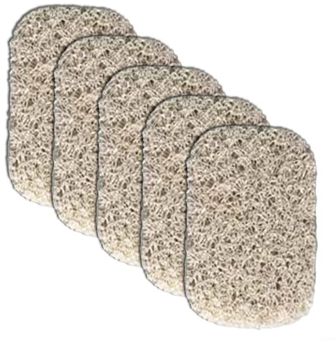 Lot de 5 porte-savons antidérapants pour un séchage rapide efficace dans la douche et la cuisine (beige)