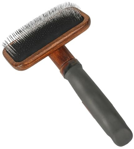 AKOOSY Spazzola Per Cardare in Feltro Di Lana Pennello in Feltro Per L'artigianato Strumenti Per La Lavorazione Della Lana Accessorio Per Infeltrimento Ad Ago Spazzola Con Manico in Legno