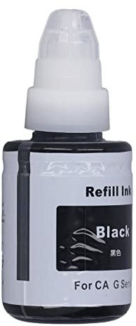 aqxreight Skrivarbläck Snabbtorkande Utbyte Refill Bläck för G1800 G1810 G3800 G3810 Magenta Mjukare Till den Här Påfyllningssnabben Har Påfyllningsbläck Som Inte är Resistent Detta Märke (Svart)