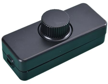 MCMILEE 1 Pz Regolabile LED Dimmer 220V Luci Interruttore Pulsante Illuminazione Dimmer Controller Nero