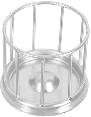 PRETYZOOM Comedero para Reptiles y Mascotas Pequeño de Acero Inoxidable 304, Plato Multifuncional para Comida y Agua, Recipiente Seguro y Duradero para Tortugas, Aves y Gansos