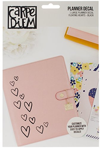 Simple Stories Carpe Diem Flotante Corazones para, Negro