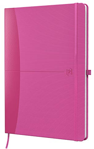 Oxford 100735231 Notizbuch Signature im Format DIN A5 liniert 160 Seiten in pink mit SCRIBZEE App zum digitalisieren ihrer Notizen