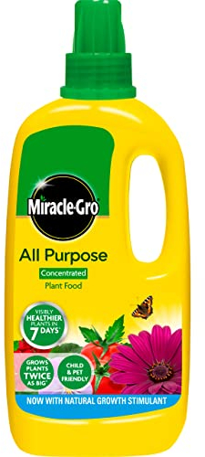 Miracle-Gro All Purpose Concentrated Liquid Plant Food, 1 Litre