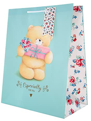 Hallmark Borsa regalo grande per occasioni multiuso: design carino Forever Friends