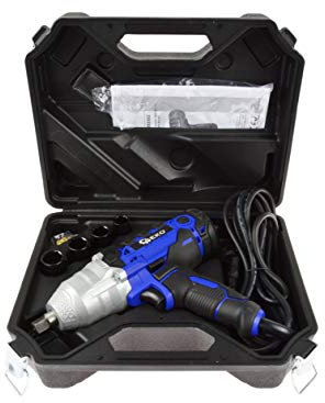 BSD Elektro Schlagschrauber - Elektroschrauber, Elektrischer Schlagschrauber 1/2” mit Schlagnüsse - 450W, Drehmoment: 720 Nm