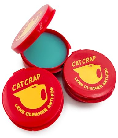EK World Wide CAT Crap Paste – 3-Pack Lens Cleaner Paste – Anti-Fog Formula for Eyeglasses, Sunglasses, Camera Lenses & Optics