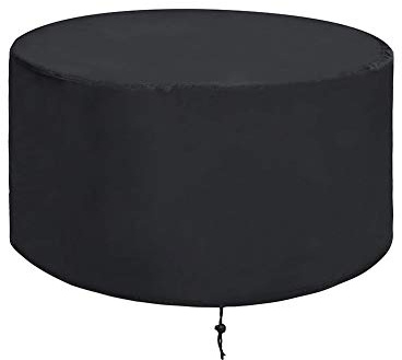 ValueHall Feuerstelle Abdeckung - Wasserdichtes Gartenmöbel Schwerlast 420D für Runde Feuerstelle V7084A (77 x 31cm)