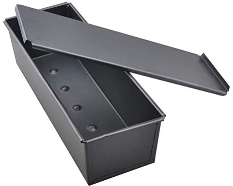 HEMOTON Stampo Per Pane in Cassetta Con Coperchio Scorrevole Teglia Antiaderente 32.5 X 14 X 12 Cm Per Pane Tostato E Brioche Accessori Per Cucina