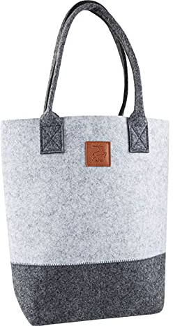 KHI Designer Filztasche Shopper Einkaufstasche Tasche