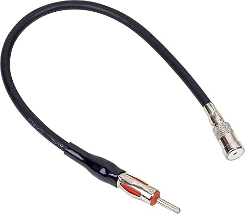 Audioproject A407 - Autoradio Antennen Adapter ISO 50 OHM > DIN 150 OHM (neu>alt) mit Antennenkabel 16 cm PKW KFZ Antenne Auto Radio Antennenadapter