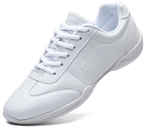 PPXID Girls' Lace-up Cheer Shoes Cheerleading Dance Shoes Women's Sport Training Shoes