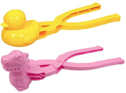 KOBONA Onigiri-Form zum Selbermachen, Schneeballformer, Reisbällchenform mit Griff, Winter-Schneespielzeug, niedlicher Tier-Reisformer for Kinder und Erwachsene